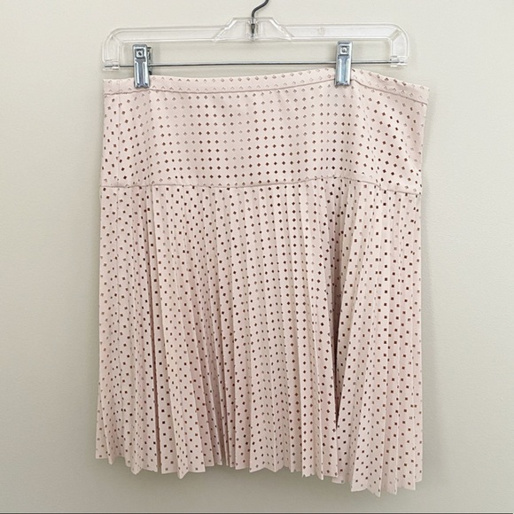 JCREW NWT Perforated Pleated Skirt - Picture 2 of 3